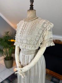 Antique Edwardian Tea Dress, America, ca. 1906