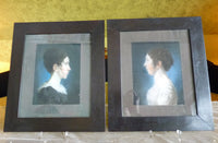 Pair of Empire Pastel Portraits, 1813 – L.H. Hessel, Nuremberg, Early 19th‑Century Art