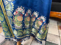 Rococo Elegance in Spitalfields Silk – Antique Stole, ca. 1790