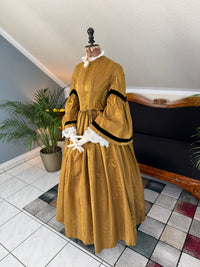 Antique Victorian Day Dress, ca. 1858