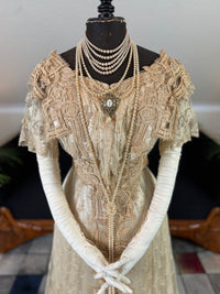 Antique Edwardian Evening Dress, ca. 1906