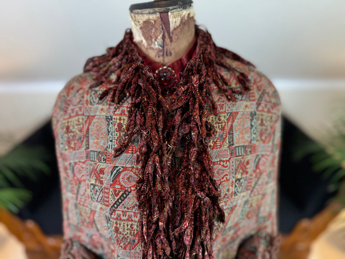 Antique Victorian Paisley Dolman, ca. 1880