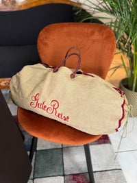Ensemble de voyage victorien en laine avec sac assorti, Allemagne, vers 1898