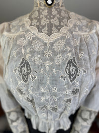 Irish Lace and Whitework Blouse, ca. 1908