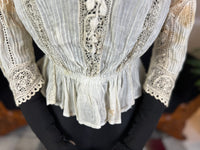 Irish Lace and Whitework Blouse, ca. 1909