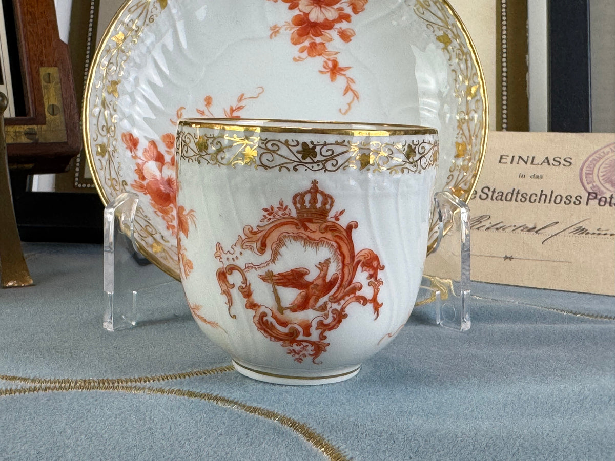 Neuosier Mocha Cup, Kaiser Wilhelm II, dated 1908 and 1913