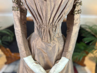 Antique Victorian Paper Silk Day Dress – England circa 1898