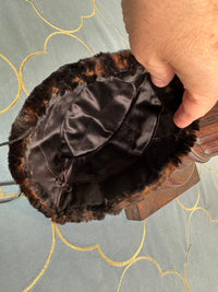ROYAL Beaver Fur and Bird Hat, from the estate of Princess Clementine d'Orléans, Princess of Saxe-Coburg and Gotha-Koháry, ca. 1860