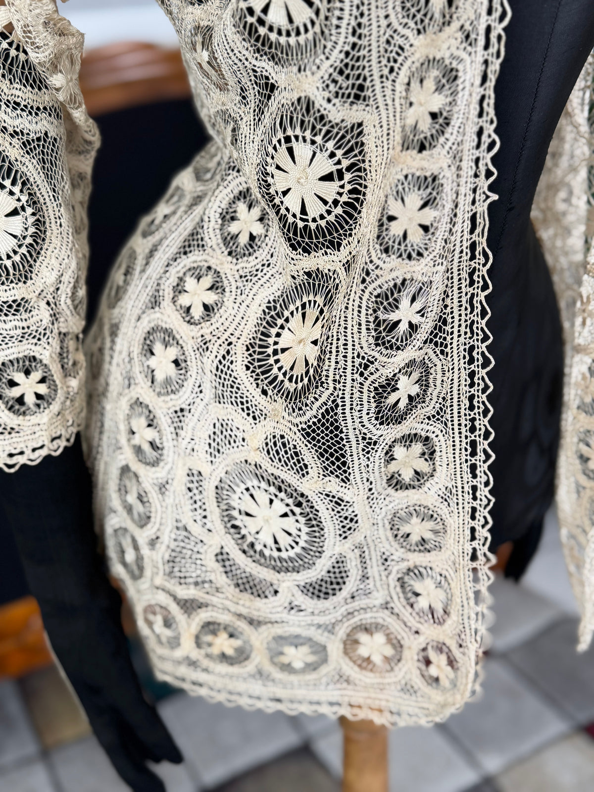 Tenerife Lace Jacket, ca. 1911