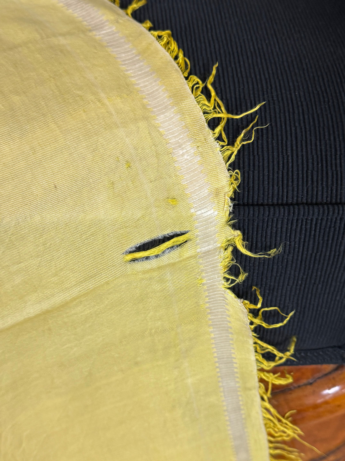 Regency Shawl with Prince of Wales’s Feathers Embroidery, ca. 1805