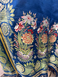 Rococo Elegance in Spitalfields Silk – Antique Stole, ca. 1790