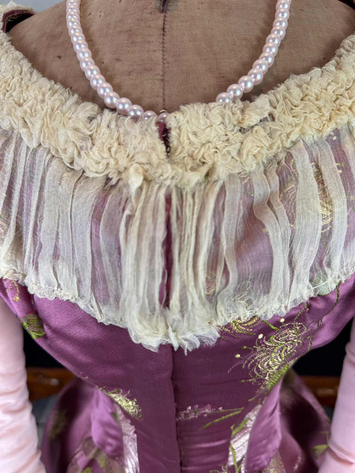 Antique Victorian Ball Gown, ca. 1895