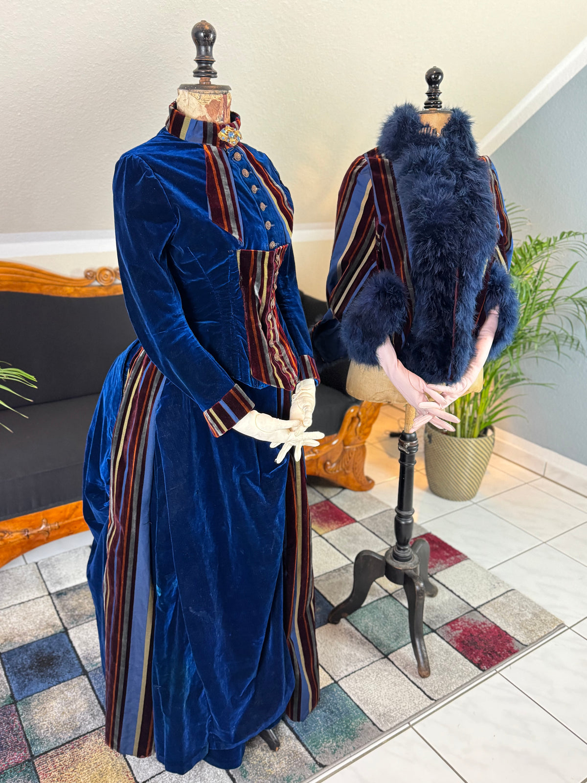 Winter Visiting Gown, America, ca. 1885 // Winter-Besuchskleid, Amerika, ca. 1885