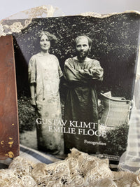 Original Advertising Plaque from the "Schwestern Flöge" Fashion Salon, Vienna – Casa Piccola, ca. 1904.