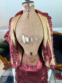 Ensemble de visite victorien antique, vers 1883
