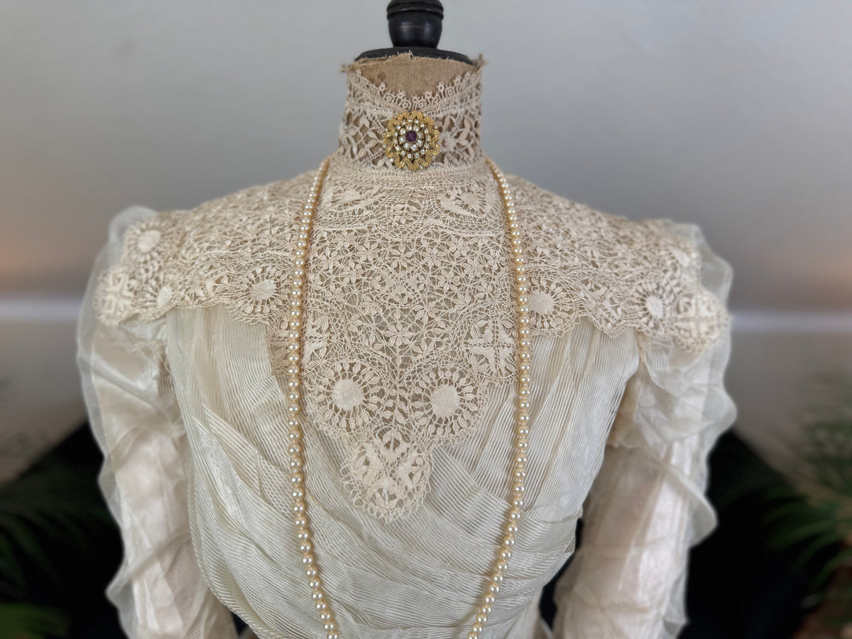 Antique Edwardian Festive Dress, ca. 1908