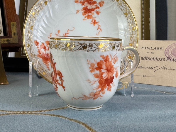 Neuosier Mocha Cup, Kaiser Wilhelm II, dated 1908 and 1913