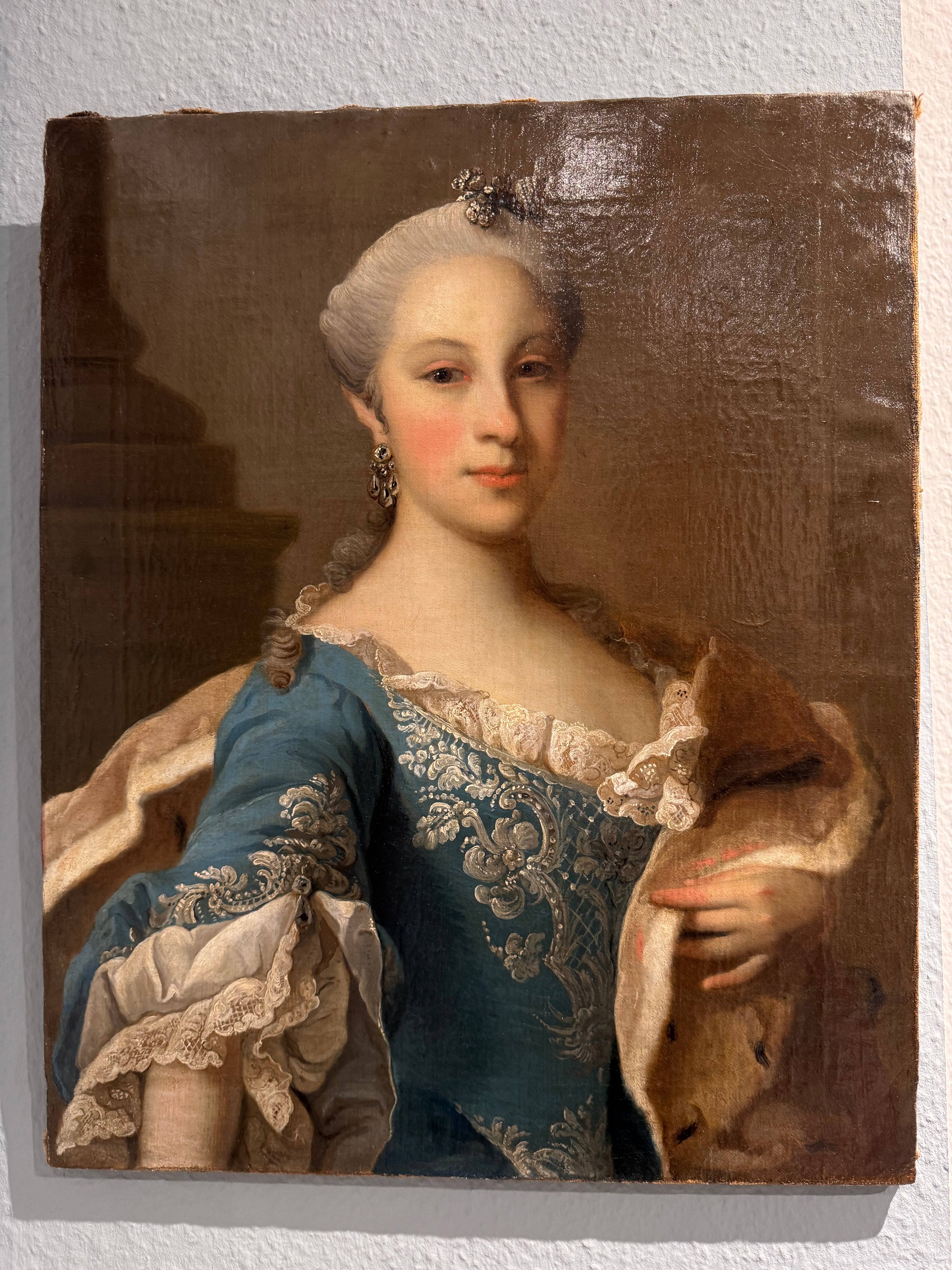 Austrian Rococo Style Courtly Rococo Portrait of a Viennese Couple, ca. 1760 – Austrian 18th ...
