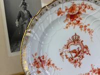 Neuosier Dinner Plate, Kaiser Wilhelm II, dated 1908