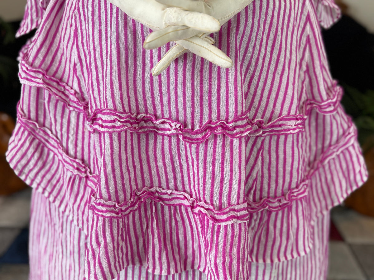 A Young Lady’s Summer Elegance – Antique Dress, ca. 1858