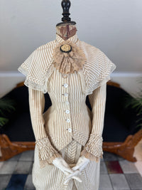 Antique Victorian Travel Dress, ca. 1883