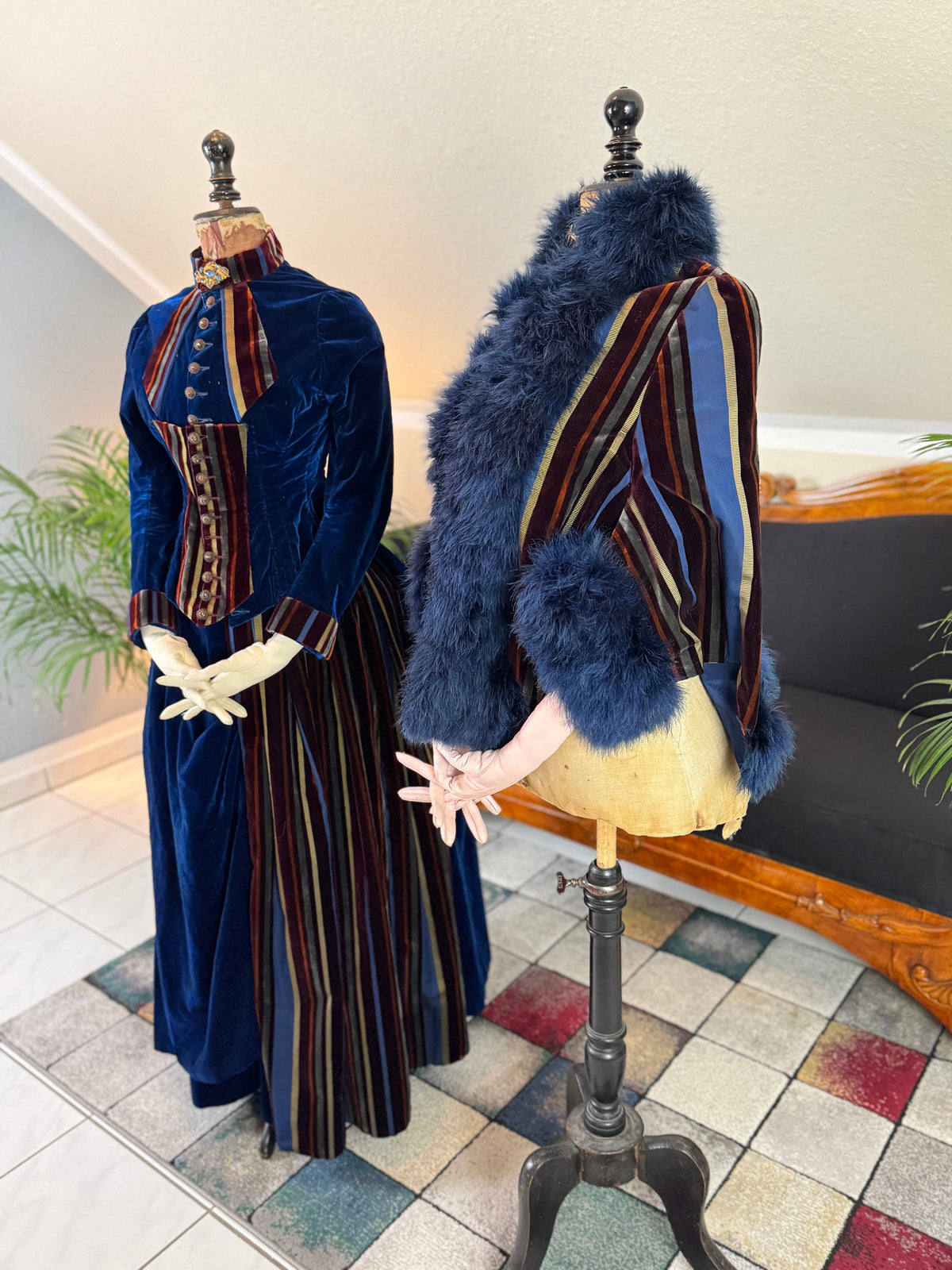 Winter Visiting Gown, America, ca. 1885 // Winter-Besuchskleid, Amerika, ca. 1885