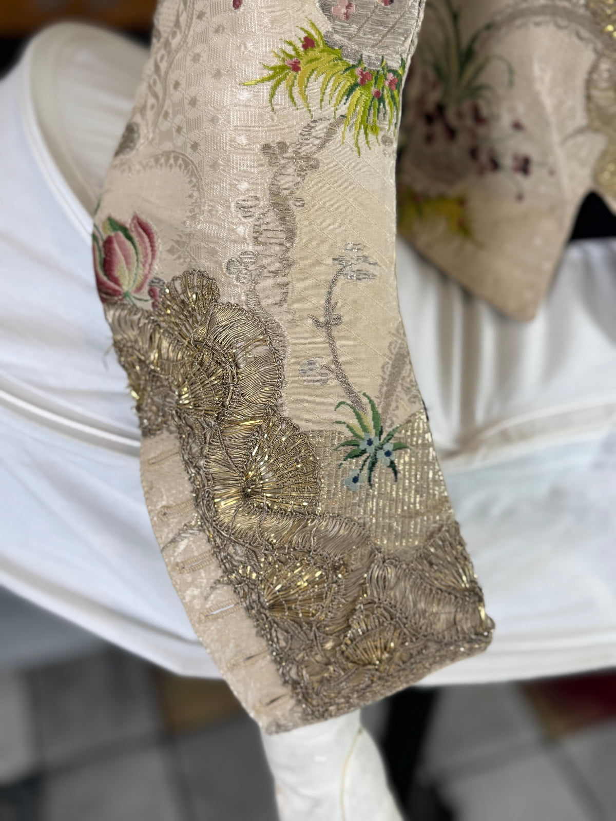 Rare Rococo Bodice, ca. 1765 – Hand‑Stitched French 18th‑Century Garment