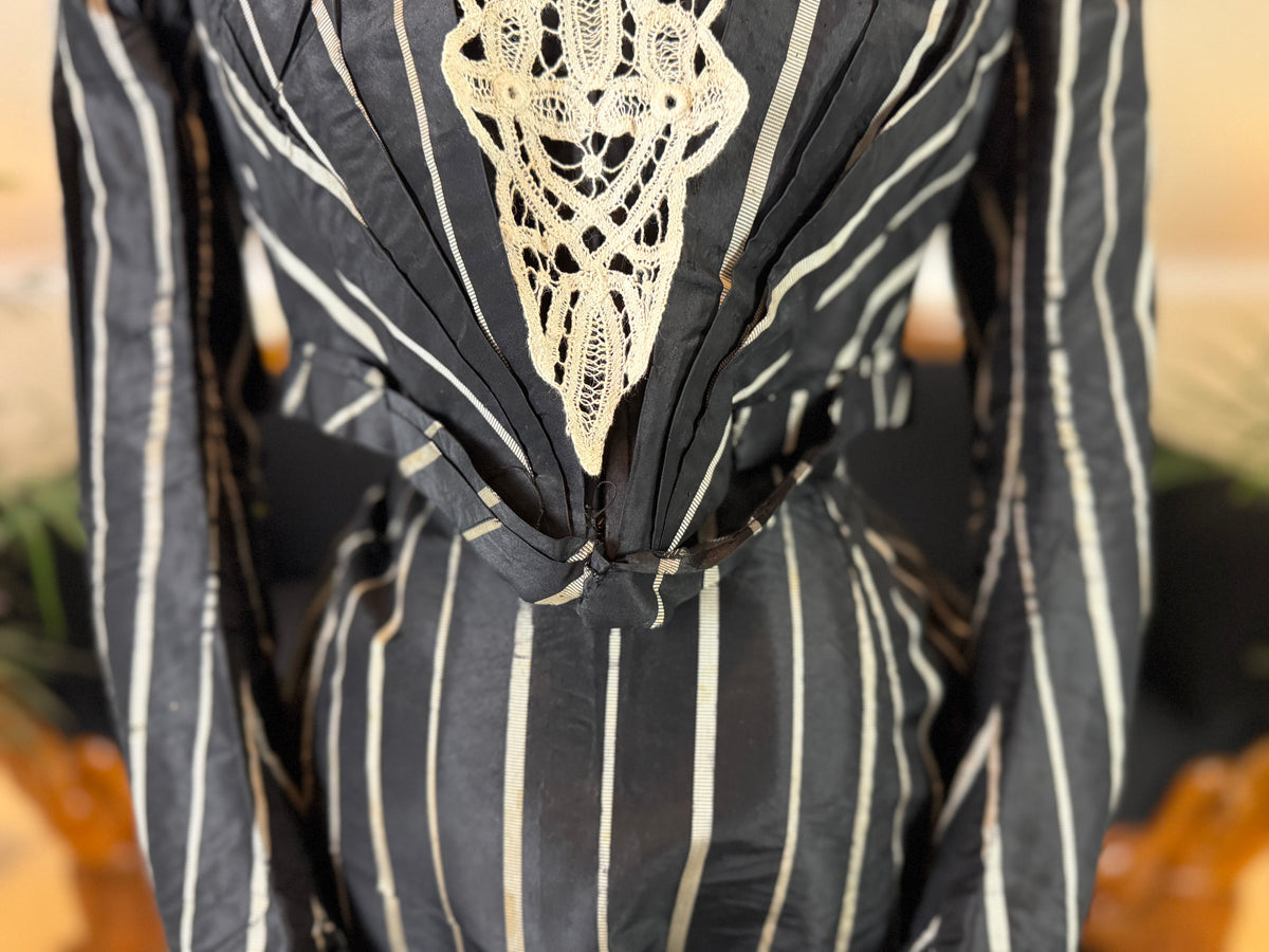 Antique Victorian Afternoon Dress for an Elderly Lady, ca. 1898