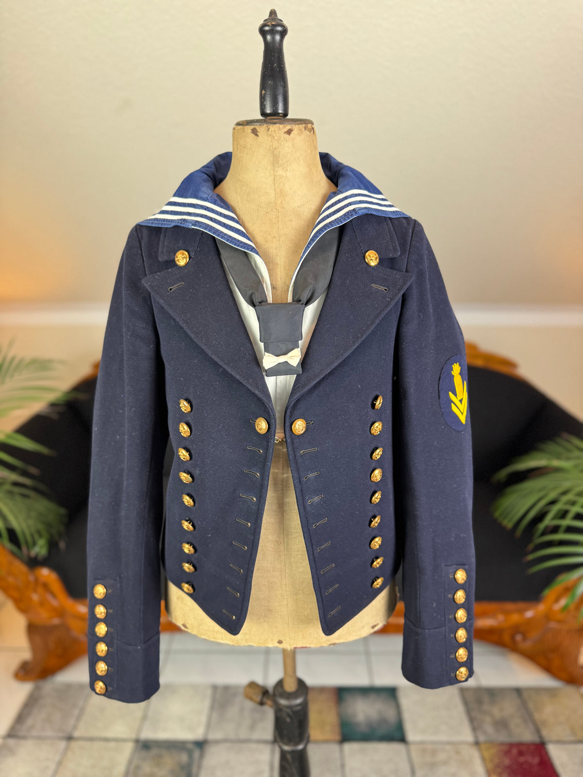 Einzigartige Sammlung zur deutschen Marine & Luftschifftruppe aus dem Ersten Weltkrieg, ca. 1914 – Messjacket von Willi Zunner mit Fotos und Feldpost