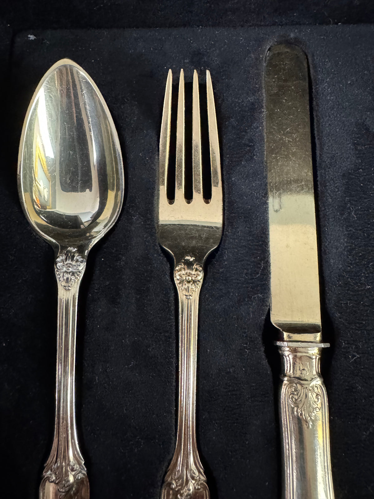 Gilded Silver Cutlery, Rococo Service, Emperor Wilhelm II