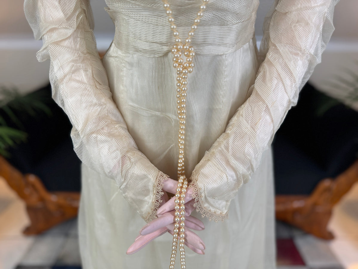 Antique Edwardian Festive Dress, ca. 1908