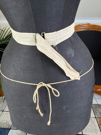 Antique Five‑Coil Bustle, 1880s – Cotton and Steel Coil Victorian Support