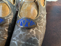 WIENER WERKSTÄTTE Shoes, Enamel Medaillons, Vienna, ca. 1910