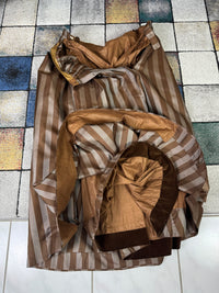 Antique Victorian Striped Day Dress – American Silk Ensemble circa 1891