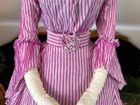 A Young Lady’s Summer Elegance – Antique Dress, ca. 1858