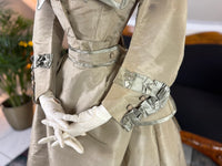 Antique Victorian Silk Gown, England, ca. 1868