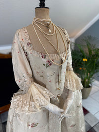 Rococo Robe á L'Anglaise and Petticoat, England, ca. 1770