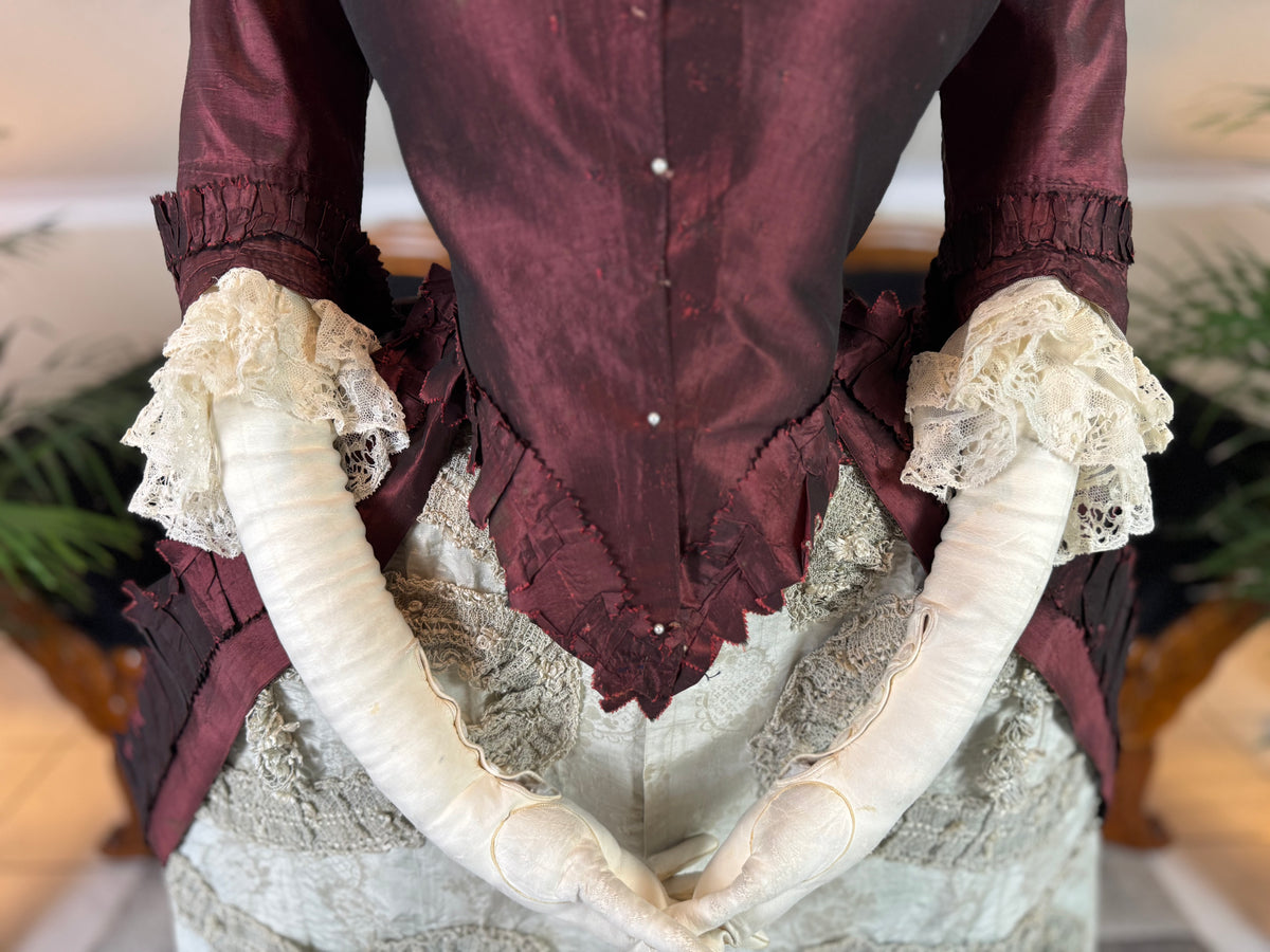 Rococo Robe à la Polonaise and Petticoat, ca. 1775