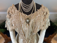 Antique Edwardian Evening Dress, ca. 1906