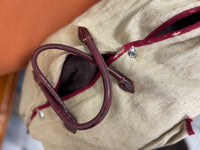 Ensemble de voyage victorien en laine avec sac assorti, Allemagne, vers 1898