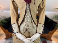 Robe de visite antique de style princesse, vers 1878