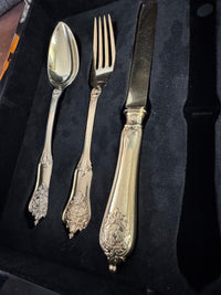 Gilded Silver Cutlery, Rococo Service, Emperor Wilhelm II