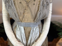 Antique GUSTAVE BEER Evening Dress – Silk Chiffon & Velvet, Paris Couture ca. 1912