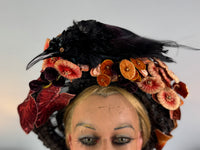Antique Bird Hat, England, ca. 1904 – Edwardian Feather Trim Millinery