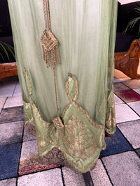 ALBERT FRANCK Jugendstil Abendkleid, Frankfurt am Main, ca. 1911 – Seltenes Hoflieferantenkleid