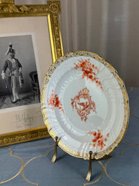 Neuosier Dinner Plate, Kaiser Wilhelm II, dated 1912