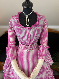 A Young Lady’s Summer Elegance – Antique Dress, ca. 1858