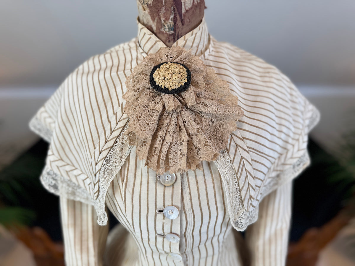 Antique Victorian Travel Dress, ca. 1883