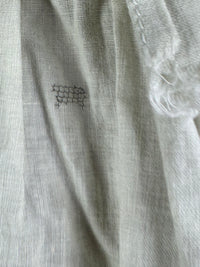 Antique Victorian Light‑Green Quilted Cotton Sunbonnet, ca. 1900