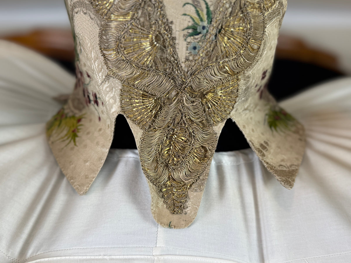 Rare Rococo Bodice, ca. 1765 – Hand‑Stitched French 18th‑Century Garment
